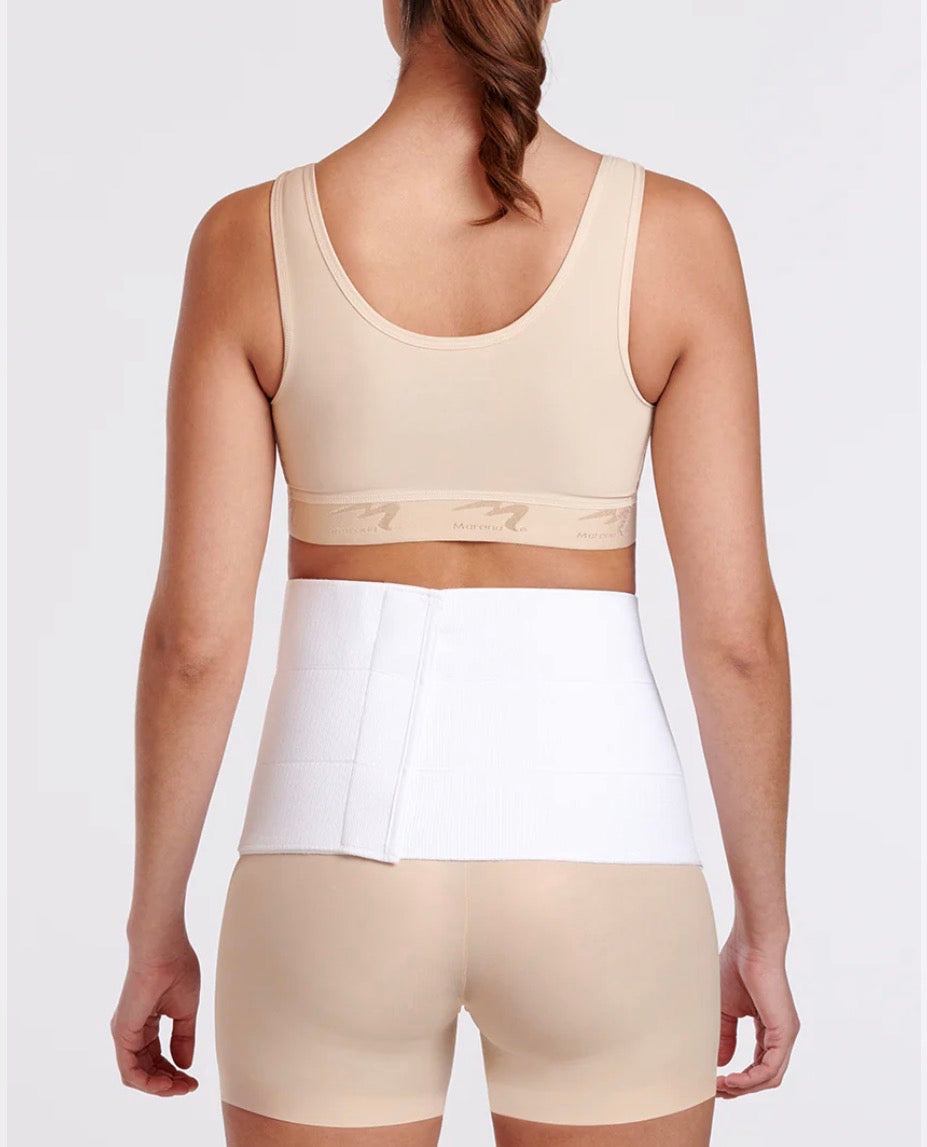 12" Stage 1 Abdominal Binder – Adjustable 2-Panel Compression