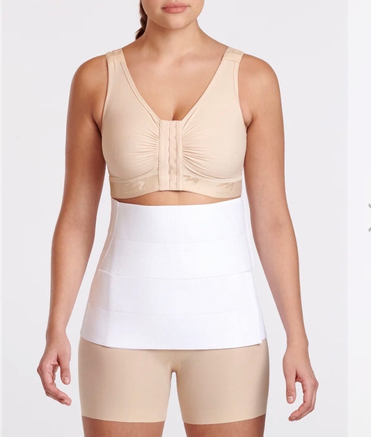 12" Stage 1 Abdominal Binder – Adjustable 2-Panel Compression