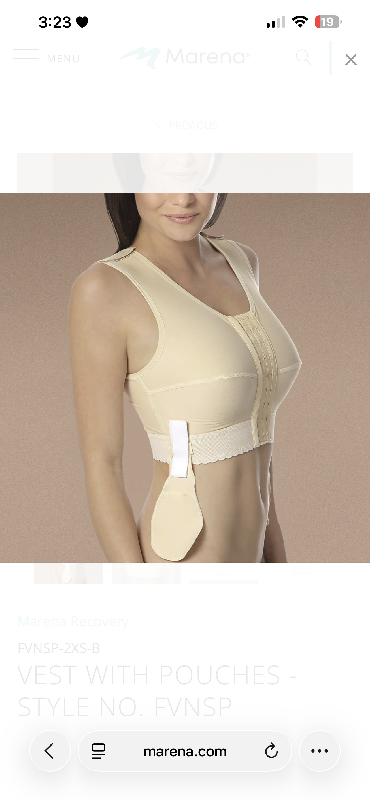 Post-Surgery Drain-Support Compression Vest – Zipper Front Recovery