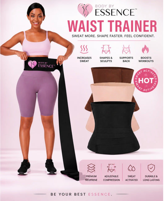 Premium Waist Trainer Body Shaper Belt - Instant Slimming