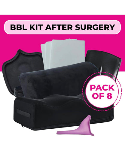 BBL Post-Surgery Recovery Pillow Kit (8-Piece Support Set)