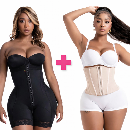 BBL & Lipo Essentials Bundle – Stage 3 Shaper + Hourglass Waist Cincher